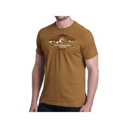 Christensen Arms Mountain Gradient SS Tee - Mens Dark Khaki 2X 730-CA058-40-00-600-06