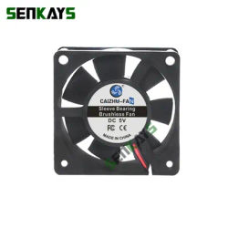 60x60x20mm 6020 DC5V 12V 24V 3D Printer Cooler Fan 60mmx20mm Brushless Machine Equipment DC Motor Cooling Fan XH2.54 2Pin