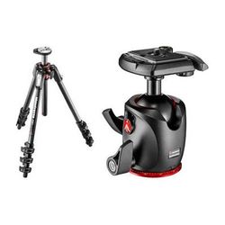 Manfrotto MT190CXPRO4 Carbon Fiber Tripod Kit with MHXPRO-BHQ2 XPRO Ball Head with 20 MT190CXPRO4