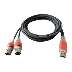 ESI MIDIMATE eX USB MIDI Interface Cable with Two I/O Ports (5.9') ESI-MMEX