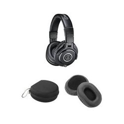 Audio-Technica ATH-M40x Headphones and Case Kit (Black) ATH-M40X