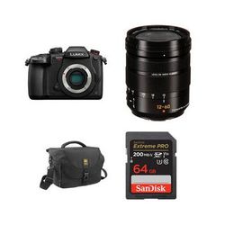 Panasonic Lumix GH5S Mirrorless Camera with 12-60mm Lens and Accessories Kit DC-GH5S