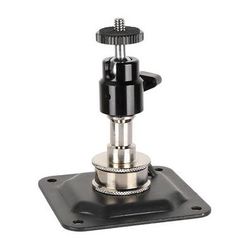 CAMVATE Wall/Ceiling Plate with Mounting Stud, 1/4"-20 Thread & Ball Joint Head C2734