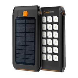 ToughTested 10,000mAh Solar Charger IP44 Waterproof Rugged Power Bank TT-PBW-LED10