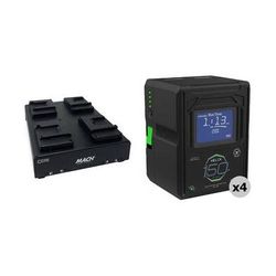 Core SWX Helix Max 147Wh 4-Battery Kit with 4-Position Charger (B-Mount) HLX-150MXB