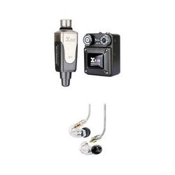 Xvive Audio U4 Wireless In-Ear Monitor Value Kit with 1 Receiver & 1 Shure SE215 Earpho U4
