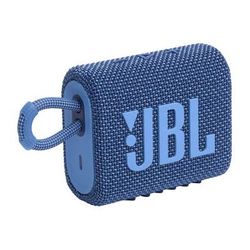 JBL Go 3 Eco Portable Waterproof Bluetooth Speaker (Ocean Blue) JBLGO3ECOBLUAM