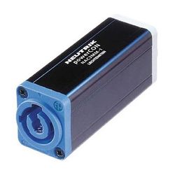 Neutrik powerCON NAC3MPA-1 to powerCON NAC3MPB-1 Coupler for Linking Cables NAC3MM-1