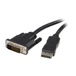 StarTech DisplayPort to DVI Video Adapter Converter Cable (6') DP2DVI2MM6