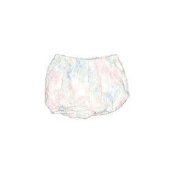 First Impressions Shorts: White Floral Bottoms - Size 24 Month