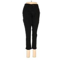 a.n.a. A New Approach Jeans: Black Bottoms - Women's Size 12