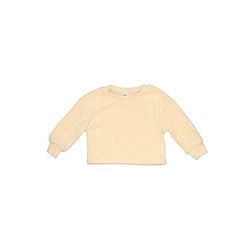 Shein Pullover Sweater: Tan Tops - Kids Girl's Size 4