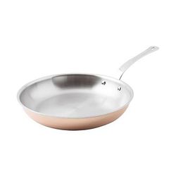 Paderno 15614-28 11" Aluminum/Copper/Stainless Steel Frying Pan w/ Loop Handle