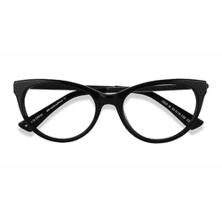Female s horn Black Acetate, Metal Prescription eyeglasses - Eyebuydirect s Her