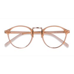Female s round Clear Melon Metal,Plastic Prescription eyeglasses - Eyebuydirect s Chillax