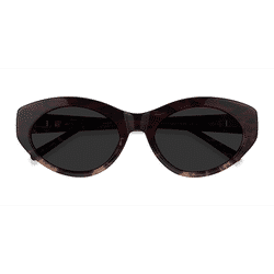 Female s horn Striped Tortoise Acetate Prescription sunglasses - Eyebuydirect s Fabulous