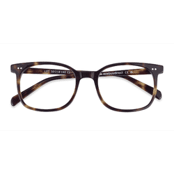 Unisex s square Tortoise Acetate Prescription eyeglasses - Eyebuydirect s Lift