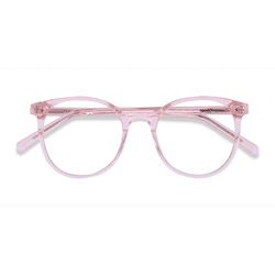 Female s round Pink Acetate Prescription eyeglasses - Eyebuydirect s Noun