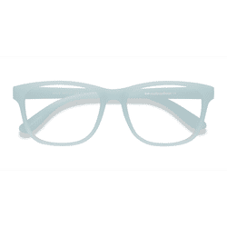 Unisex s rectangle Mint Plastic Prescription eyeglasses - Eyebuydirect s Milo