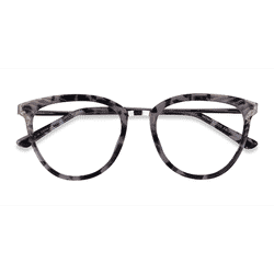 Female s horn Gray Tortoise Acetate,Metal Prescription eyeglasses - Eyebuydirect s Momentous