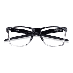 Male s square Black Clear Plastic Prescription eyeglasses - Eyebuydirect s Oakley Activate