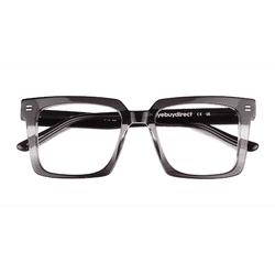 Unisex s square Gradient Smoke Acetate Prescription eyeglasses - Eyebuydirect s Vineyard