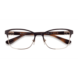 Female s horn Brown Gold Metal Prescription eyeglasses - Eyebuydirect s Vogue Eyewear VO4050