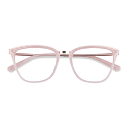 Female s horn Pink Acetate,Metal Prescription eyeglasses - Eyebuydirect s Azur