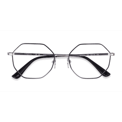 Female s geometric Black Metal Prescription eyeglasses - Eyebuydirect s Vogue Eyewear VO4094