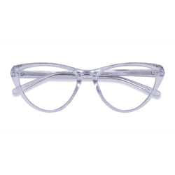 Female s horn Clear Acetate Prescription eyeglasses - Eyebuydirect s Maine