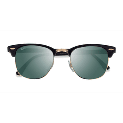 Unisex s browline Black Acetate,Metal Prescription sunglasses - Eyebuydirect s Ray-Ban RB3016