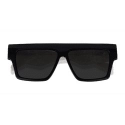 Male s rectangle Black White Acetate Prescription sunglasses - Eyebuydirect s Starship