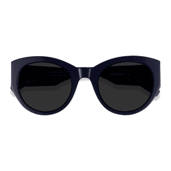Unisex s horn Navy Acetate Prescription sunglasses - Eyebuydirect s Gratia