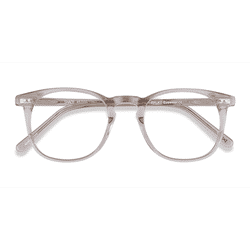 Female s square Champagne Acetate Prescription eyeglasses - Eyebuydirect s Shade
