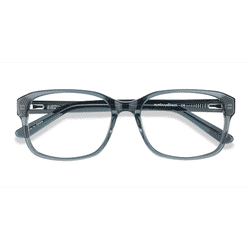 Male s rectangle Clear Gray Acetate Prescription eyeglasses - Eyebuydirect s Tobias