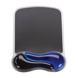 Kensington Duo Gel Mouse Pad with Wrist Rest (Blue and Black) K62401AM