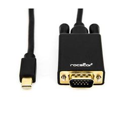 Rocstor Mini DisplayPort to VGA Male Cable (6') Y10C163-B1