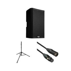 QSC K10.2 K.2 Series 10" 2000W Powered Speaker Kit with Stand and Cable K10.2