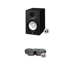 Yamaha HS7 Powered Studio Monitors with Isolation Pucks Kit HS7