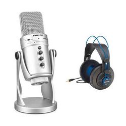 Samson G-Track Pro Desktop Recording Kit (Silver) SAGM1UPROSE