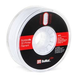 BuMat 1.75mm Elite HIPS Filament (2.2 lb, White) 3D-BUM-HIPSWH-E