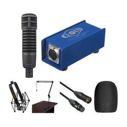 Electro-Voice RE20 1-Person Broadcaster and Cloudlifter Kit (Black) F.01U.411.906