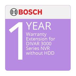 Bosch 12-Month Extended Warranty for DIVAR 3000 Series NVR without HDD EWE-DIP3BS-IW