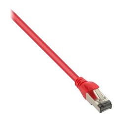 Pearstone Cat 7 Double-Shielded Ethernet Patch Cable (25', Red) CAT7-S25R