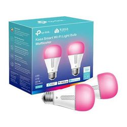 TP-Link KL135 Kasa Smart Wi-Fi Light Bulb (Multicolor, 2-Pack) KL135P2