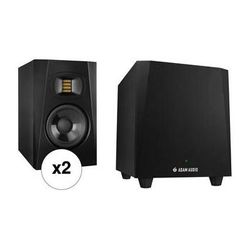 Adam Professional Audio T5V T-Series Active Nearfield Monitors with 130W Subwoofer Studio Kit T5V
