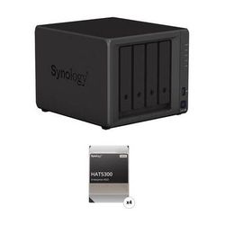 Synology 48TB DS923+ 4-Bay NAS Enclosure Kit with Synology NAS Drives (4 x 12TB) DS923+