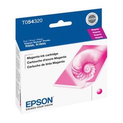 Epson Magenta Ink Cartridge for Stylus Photo R800 & R1800 Printer T054320
