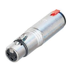 Neutrik NA3FJ 3-Pole XLR Female to 1/4" Locking TRS Jack Adapter NA3FJ