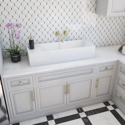 Randolph Morris 39 Inch Fireclay Trough Sink 7505N